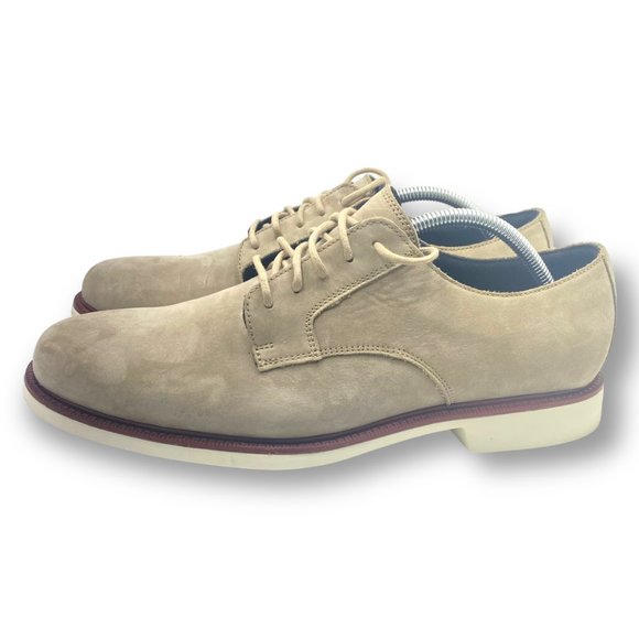 Cole Haan Shoes Men’s 10.5 M Oxfords derbys Tan Suede Plain Toe Grand Os C21556 - Picture 2 of 8
